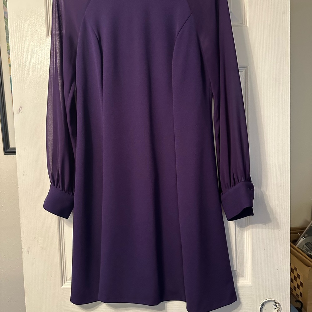 Calvin Klein Purple Dress